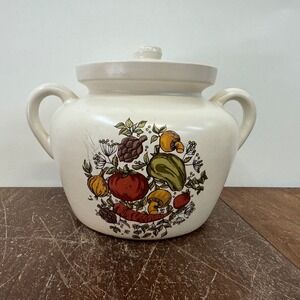 McCoy Bean Pot 342 Spice Delight or‎ Cookie Jar Spices Vegetables